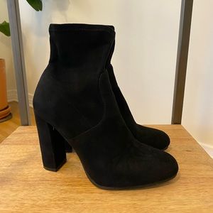 Steve Madden Faux Suede Booties